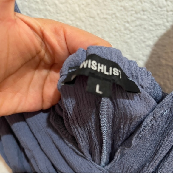 Wishlist- Blue Spaghetti Strap Maxi Dress - L - Picture 4 of 7